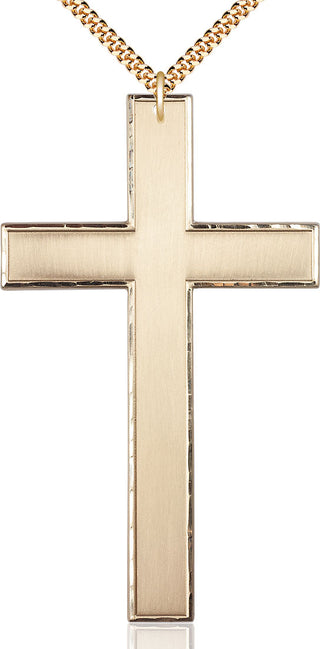 14kt Gold Filled Cross Medal Catholic Jewelry