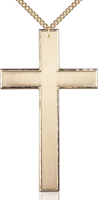 14kt Gold Filled Cross Medal Catholic Jewelry