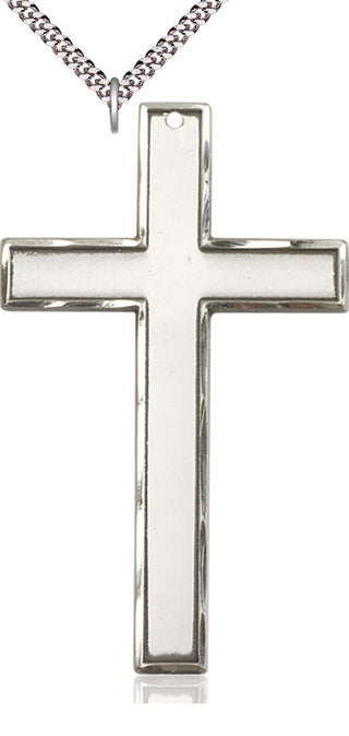 Sterling Silver Cross Medal Catholic Jewelry