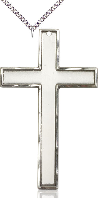 Sterling Silver Cross Medal Catholic Jewelry