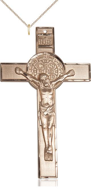 14kt Gold Saint Benedict Medal