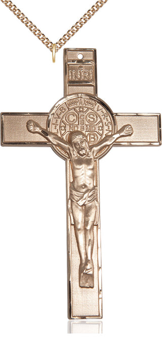14kt Gold Saint Benedict Medal