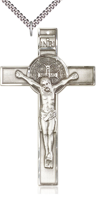 Sterling Silver Saint Benedict Medal Catholic Jewelry