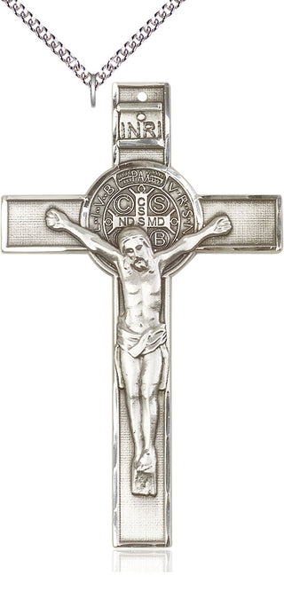 Sterling Silver Saint Benedict Medal Catholic Jewelry