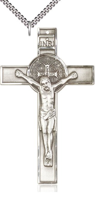 Sterling Silver Saint Benedict Medal Catholic Jewelry
