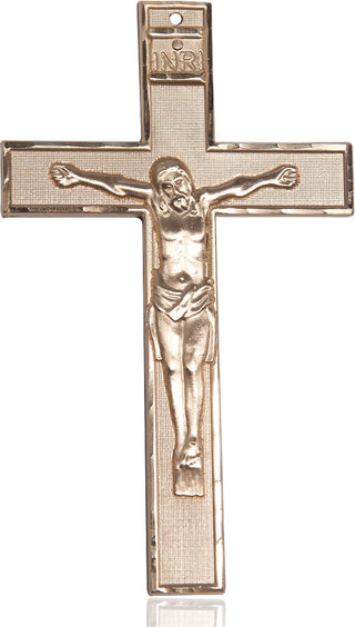14kt Gold Crucifix Medal