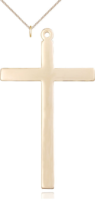 14kt Gold Filled Cross Medal Catholic Jewelry