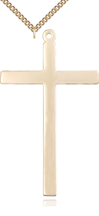 14kt Gold Filled Cross Medal Catholic Jewelry