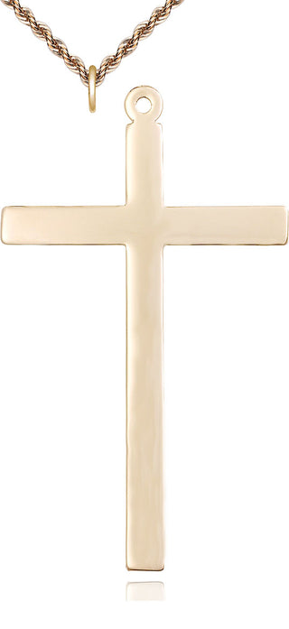 14kt Gold Filled Cross Medal Catholic Jewelry
