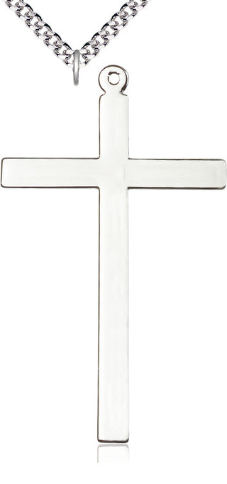 Sterling Silver Cross Medal Catholic Jewelry
