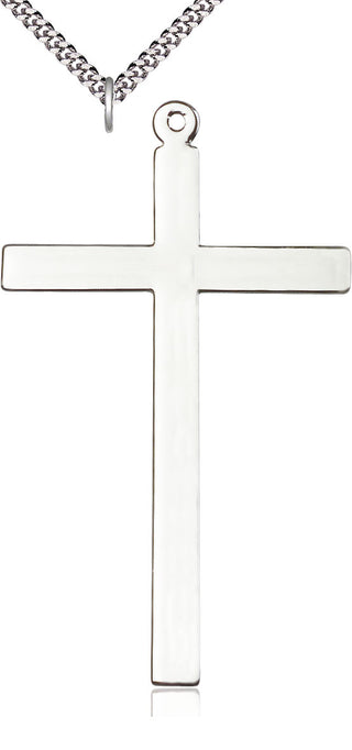 Sterling Silver Cross Medal Catholic Jewelry