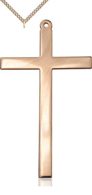 14kt Gold Filled Cross Medal | Large