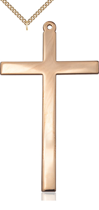 14kt Gold Filled Cross Medal | Large