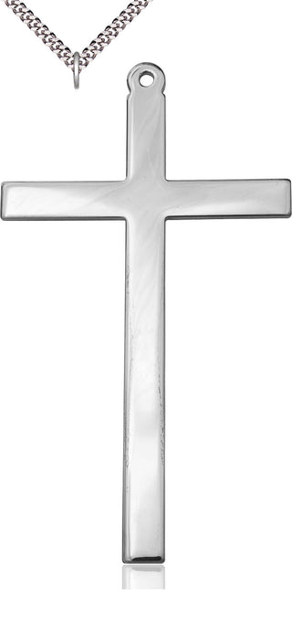 Sterling Silver Cross Medal Catholic Jewelry