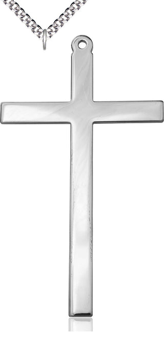 Sterling Silver Cross Medal Catholic Jewelry