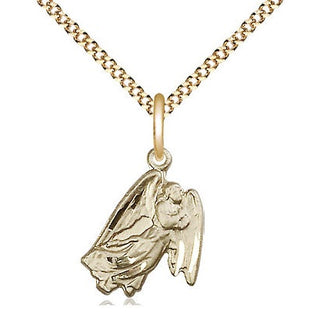 14kt Gold Filled Guardian Angel Medal Religious and Catholic Jewelry