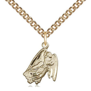 14kt Gold Filled Guardian Angel Medal Religious and Catholic Jewelry