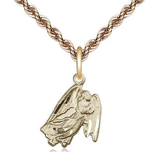 14kt Gold Filled Guardian Angel Medal Religious and Catholic Jewelry