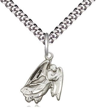 Sterling Silver Guardian Angel Medal Religious and Catholic Jewelry