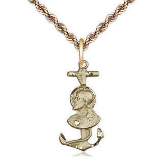 14kt Gold Filled Saint Christopher Medal Catholic Jewelry