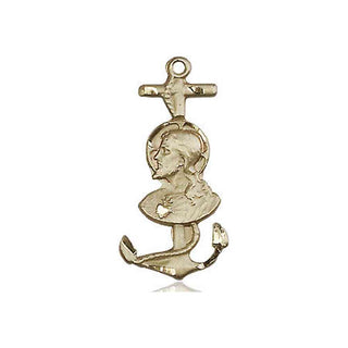 14kt Gold Saint Christopher Medal