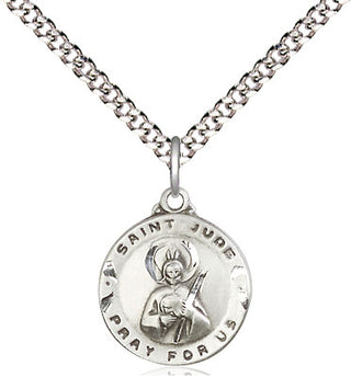 Sterling Silver Saint Jude Medal Religious and Catholic Jewelry