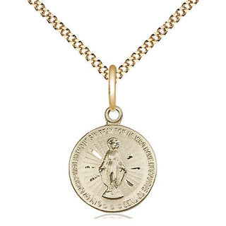 14kt Gold Filled Miraculous Medal Religious and Catholic Jewelry