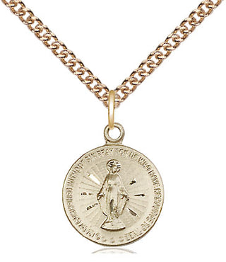 14kt Gold Filled Miraculous Medal Religious and Catholic Jewelry