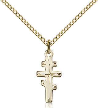 Gold-Filled Greek Orthadox Cross Pendant