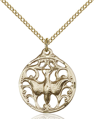 Gold-Filled Holy Spirit Pendant