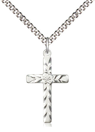 Pewter Cross Medal Catholic Jewelry