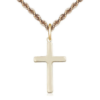 14kt Gold Cross Medal