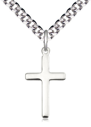 Pewter Cross Medal Catholic Jewelry