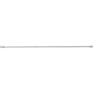 14K White 2 CTW Natural Diamond Line 7" Bracelet