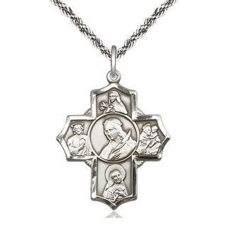 Sterling Silver Philomena Theresa Rita Antony Jude Medal Catholic Jewelry