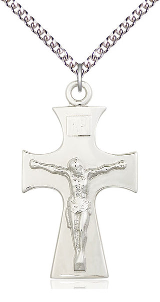 Sterling Silver Celtic Crucifix Medal Catholic Jewelry