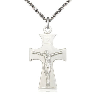 Sterling Silver Celtic Crucifix Medal Catholic Jewelry