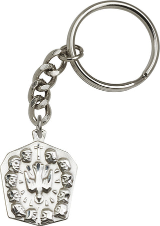 Silver Oxide Apostles Keychain