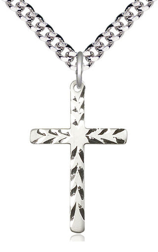 Sterling Silver Cross Medal Catholic Jewelry