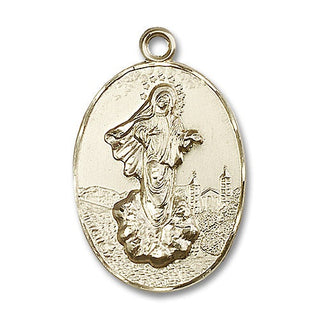 14kt Gold Filled Our Lady of Medugorje Medal
