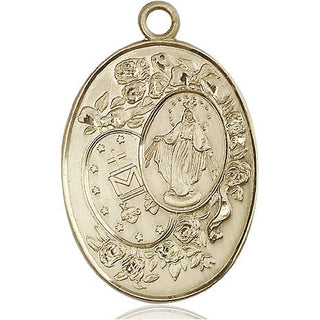 14kt Gold Miraculous Medal