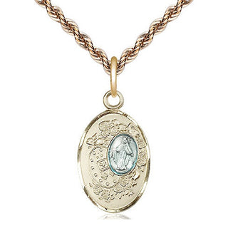 14kt Gold Miraculous Medal