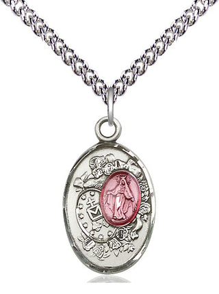Sterling Silver Miraculous Medal Religious Jewelry