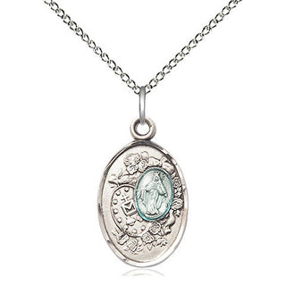 Sterling Silver Miraculous Medal Religious Jewelry