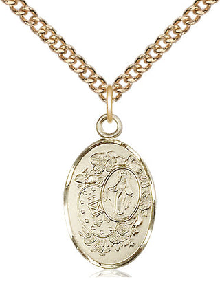 14kt Gold Filled Miraculous Medal Religious Jewelry