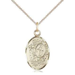 14kt Gold Miraculous Medal