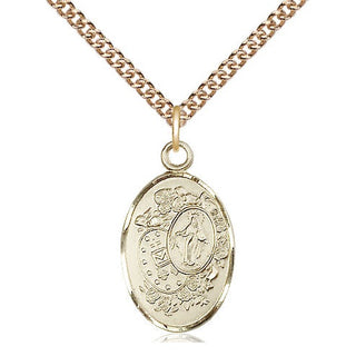 14kt Gold Miraculous Medal