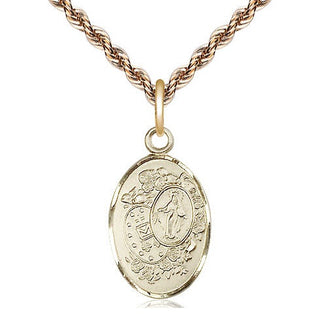 14kt Gold Miraculous Medal