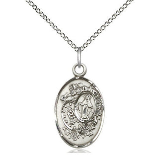 Sterling Silver Miraculous Medal Religious Jewelry