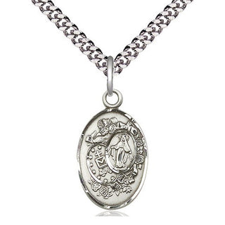 Sterling Silver Miraculous Medal Religious Jewelry